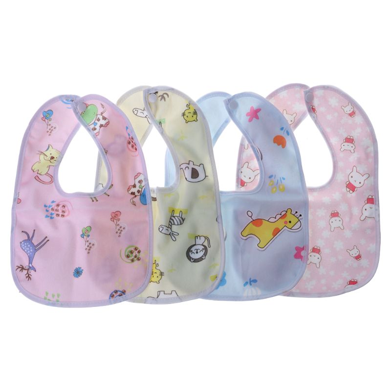 Baby Lätzchen Wasserdicht Karikatur niedlich Schnalle Bandana Rülpsen Speichel Handtuch Jungen Mädchen Fütterung Schürze Lätzchen Kleinkind freundlicher Liefert