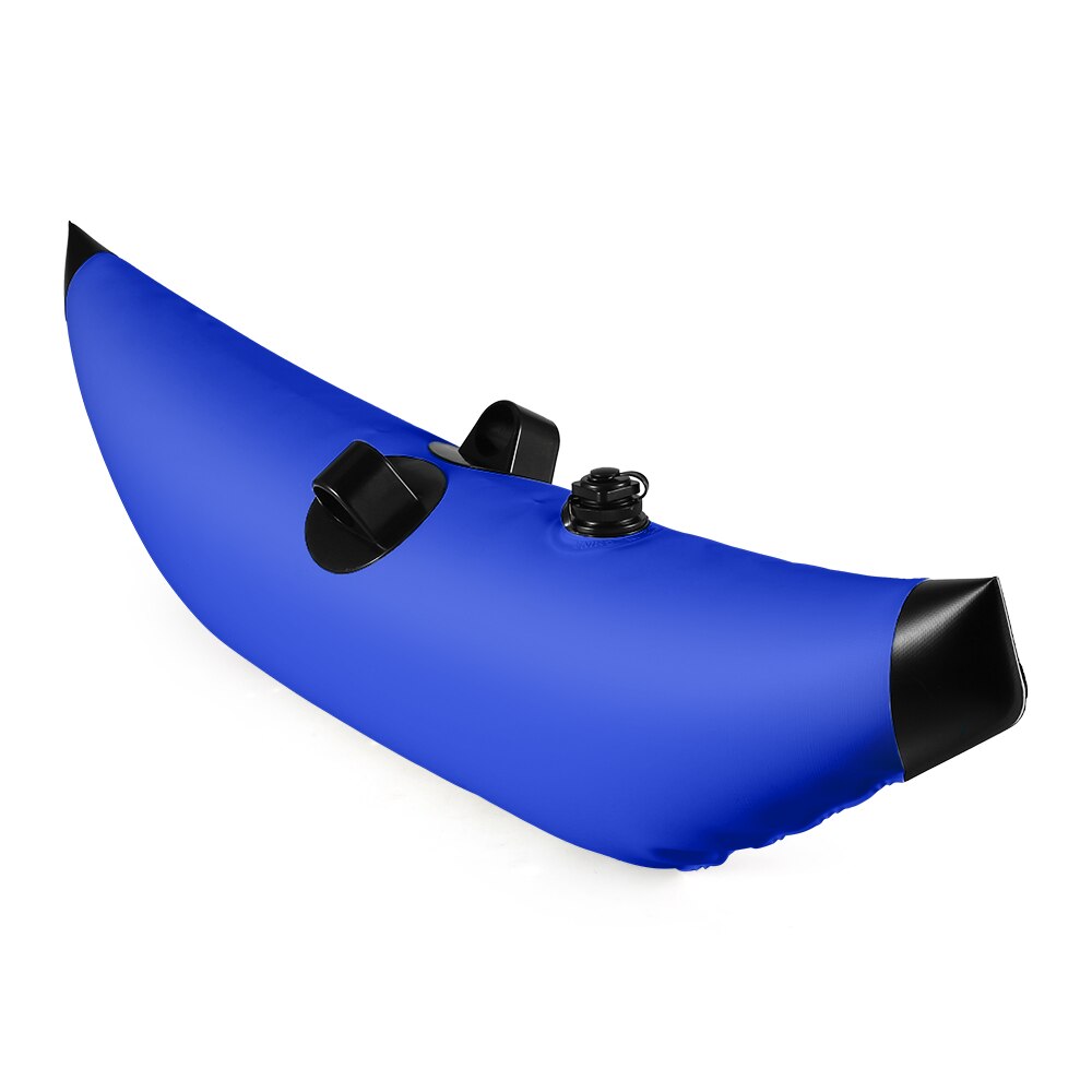 Kayak PVC inflable Outrigger Canoa Kayak pesca barco de pie flotador sistema estabilizador surf equipo pesca accesorios: Blue