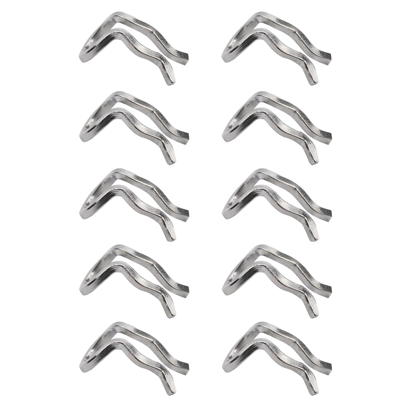10 Stück Fahrrad hydraulische Scheibenbremsen Blöcke Schrauben Edelstahl Montagestift Einsätze Bremshalter Pin Sicherungsring Fahrradteile