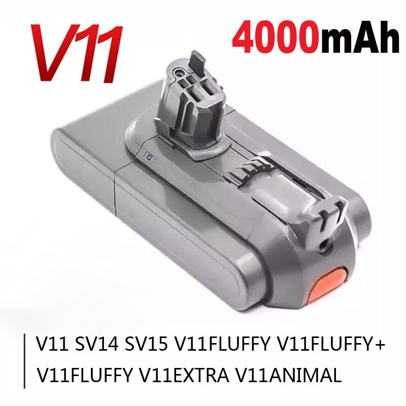 Støvsuger batteri til dyson  v6 v7 v8 v10 v11 erstatning original batteri  sv11 sv10 sv12 sv14 (v11 nyeste snap type)