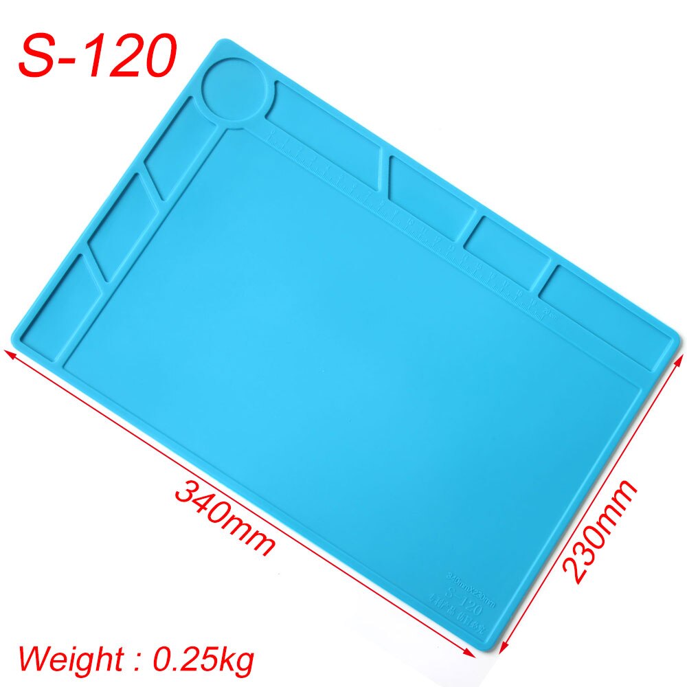 Heat Insulation Mat Heat-resistant BGA Soldering Station Hairdryer Repair Tool Insulation Pad Insulator Pad Maintenance Platform: S-120