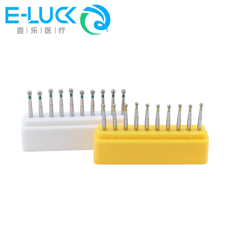 100pcs Polishing Drill Dental Diamond Burs BR 1.6mm Polisher Bur Accessories For Dentist Teeth Whitening