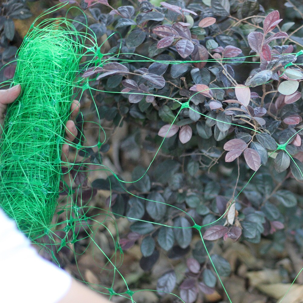 Green Net Garden Fence Mesh Plant Vines Climbing Garden Decoration Gardening Net Bird Net Plastic Net For Growing