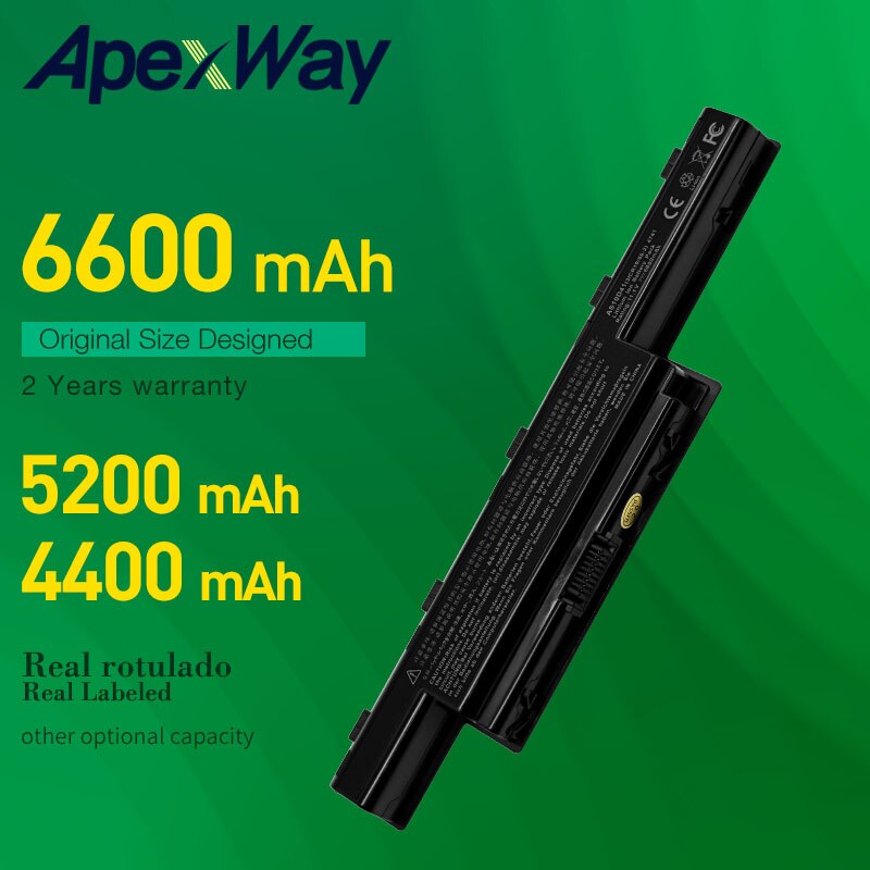 Apexway nueva batería de ordenador portátil AS10D31 AS10D51 AS10D81 para Acer Aspire 4741 de 5750 a 5742G V3 571G V3-571G 771G para Acer AS10D61 AS10D71
