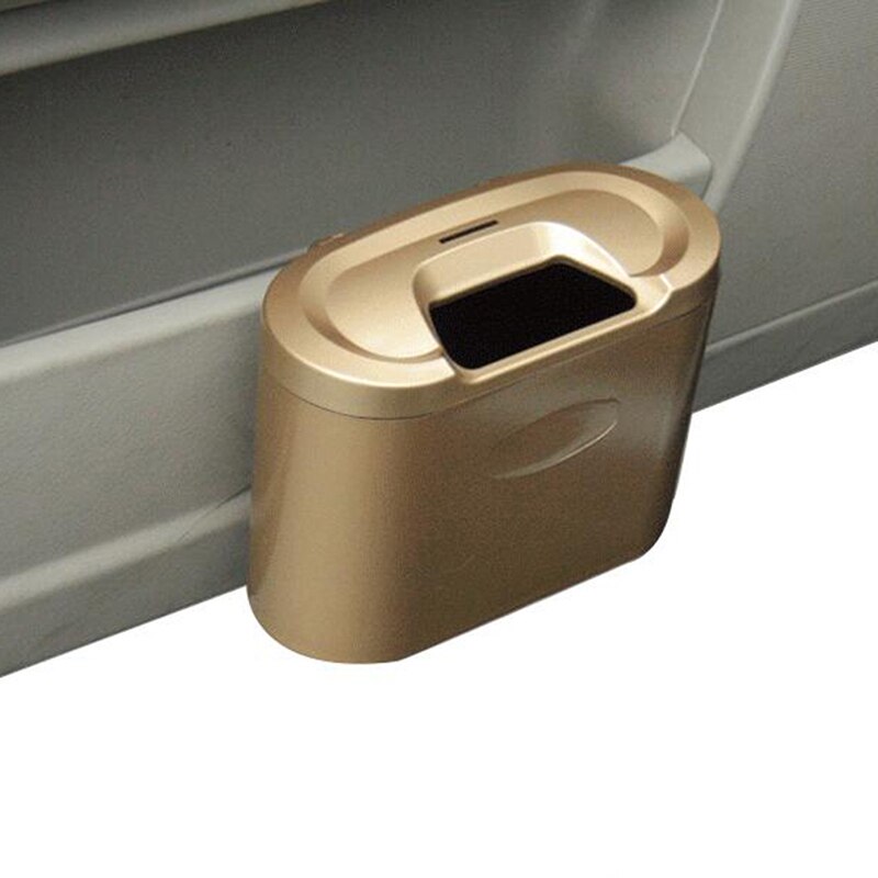 Universal Car Durable Mini Trash Bin Vehicle Auto Car Garbage Dust Case Holder Box Bin Trash Rubbish Can