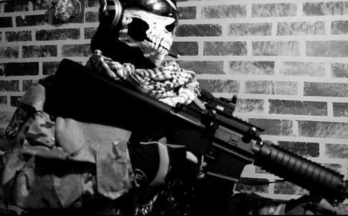 Maska motocyklowa sztuczka Halloween wioślarz narciarski czaszka półmaska szalik z motywem ducha wielofunkcyjny szyi grzałki dorsz element ubioru #40