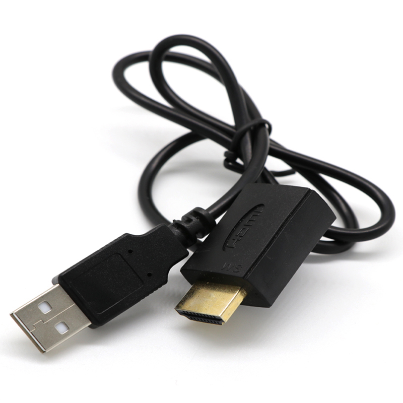 Hdmi Mannelijk Naar Vrouwelijk Connector + Usb 2.0 Oplader Kabel Splitter Adapter Extender