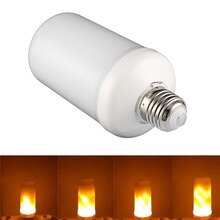 Gravity Sensor LED Flame Effect Fire Light Bulbs Flickering Emulation Fire Lights Decoration Lamp For Room Decorative