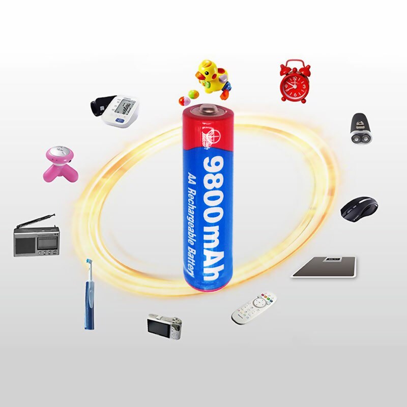 NEW1 ~ 40 Aa Oplaadbare Batterijen 9800Mah 1.5V Alkaline Oplaadbare Batterij Led Lamp Speelgoed Mp3
