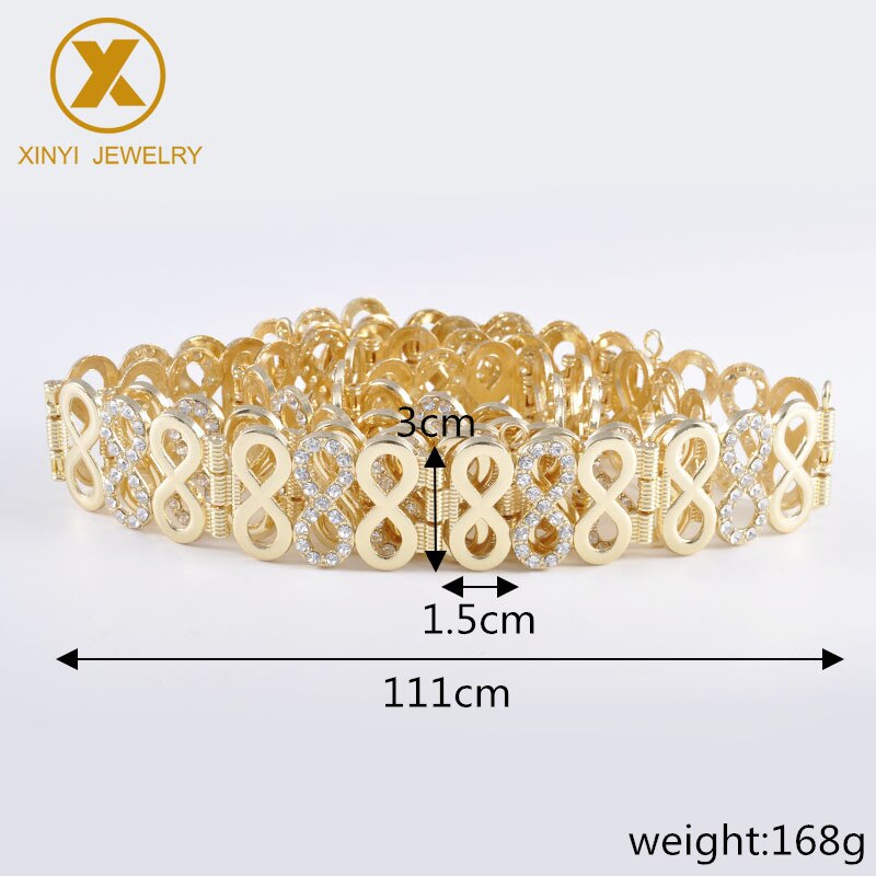 Lichaamssieraden glanzende zinklegering buikketting marokkaanse stijl sieraden riem holle trouwriem