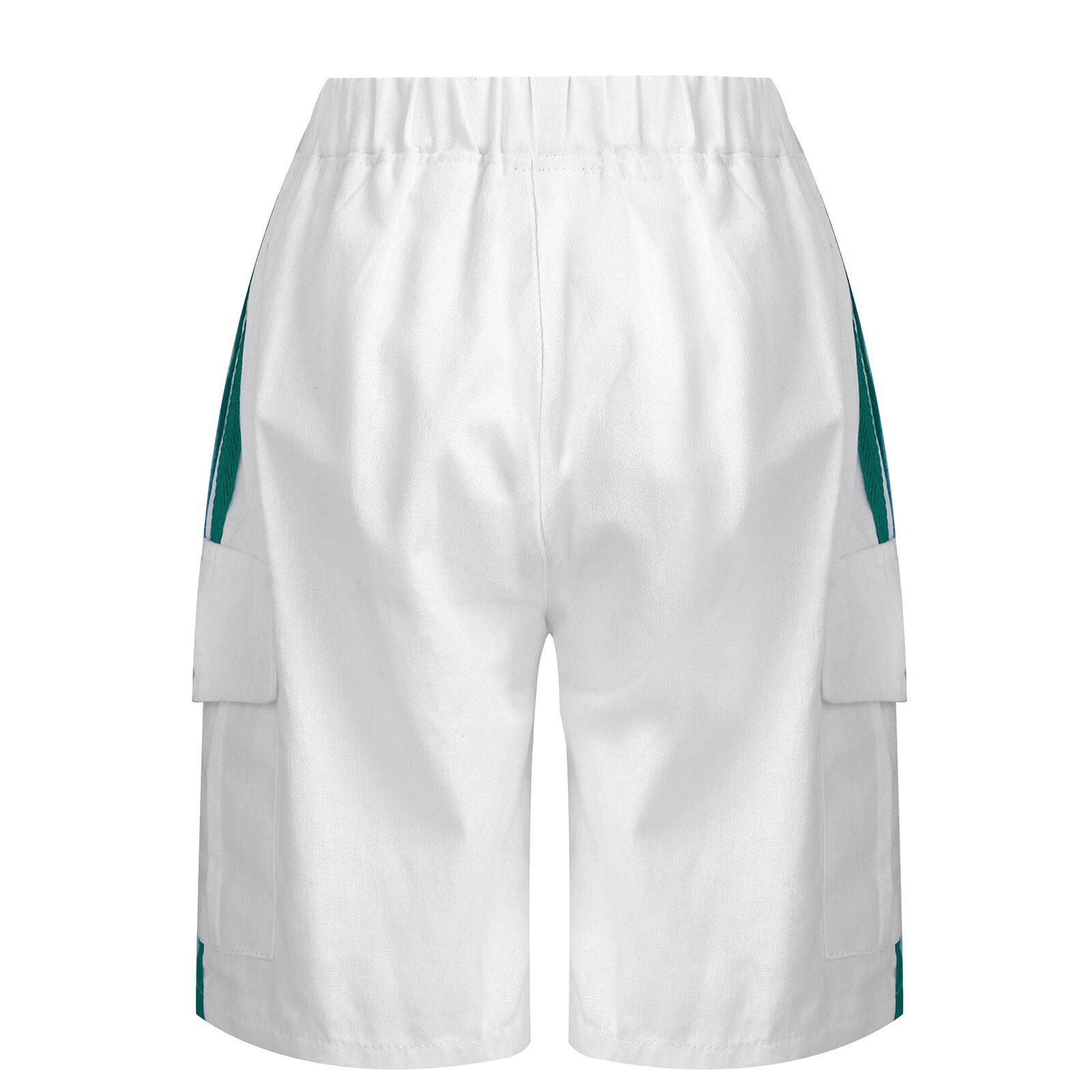 Pantaloncini da bambino Casual tinta unita pantaloni elastici in vita da ragazzo pantaloni estivi al polpaccio pantaloni per bambini pantaloni morbidi vestiti quotidiani per bambini