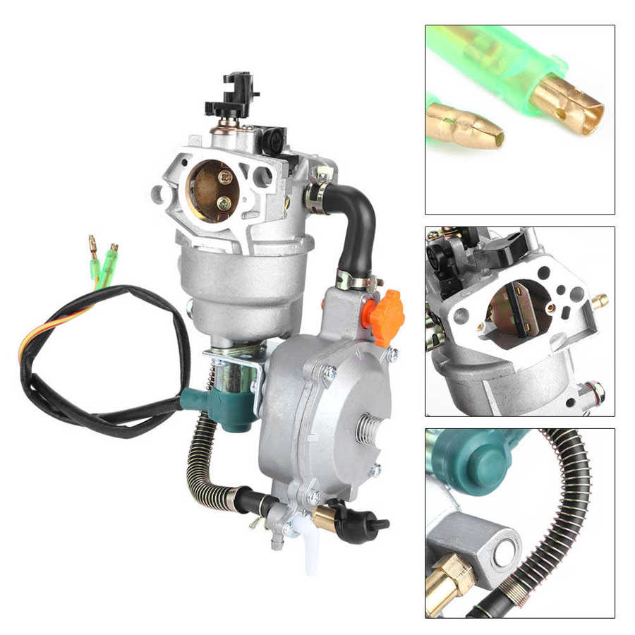 generator LPG CNG podwójny gaźnik paliwa pasuje robić GX390 188F akcesoria ręczne dławik 4.5 ‑ 5.5KW kosiarka robić trawy części zamienne