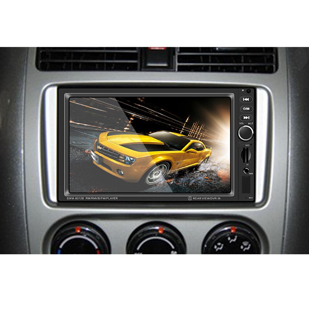 7 Inch Capacitive Touch Screen 1080P HD Car Mp5 Player 8012B Car GPS Navigation Mp3 Radio 170 Degree Parking AIO Machine