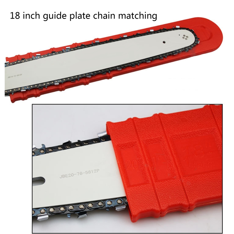 Chainsaw Bar Protective Cover Scabbard Guard Cover 12/16/18/20 inches