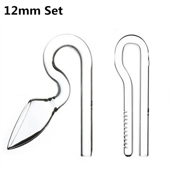 1 Set Mini Glass Aquarium Planted Tank Lily Pipe Voilet Surface SkImmer Inflow Outflow for 12/16mm (1/2") & 16/22mm (3/4") Tube: 12mminoutflowRRVoile