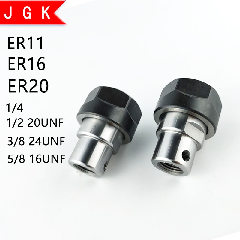 ER11 ER16 ER20 ER25 1/2 3/8 5/8 1/4 Engraving machine Drill chuck ER tool holder Motor spindle ER tool post