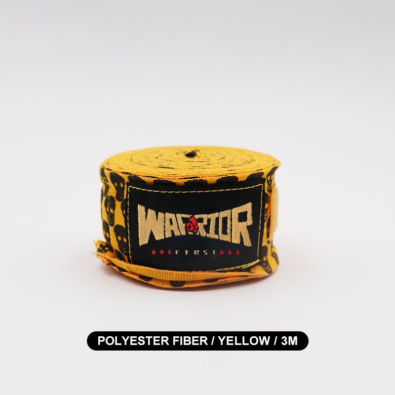 Envolturas de mano de boxeo MMA, Muay Thai, Kick Boxing, vendas de entrenamiento, correas deportivas, 3M/5M de longitud, estampado de Calavera, 1 par: Caqui