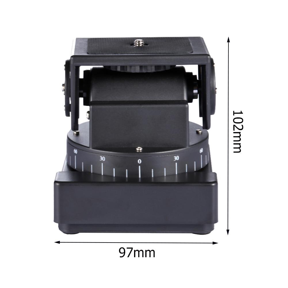 YT-260 Pan Tilt Head Motorized Rotation Panoramic Tripod Head PTZ Remote Control for Camera Phone Photography Tool