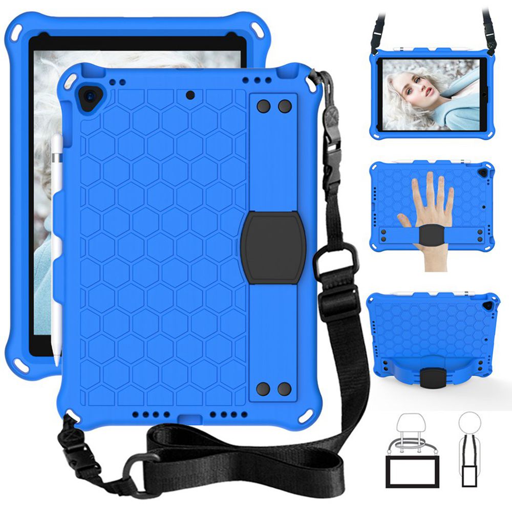 For Apple ipad 9th Gen 10.2 inch case EVA kids cover coque for ipad 8th 7th Gen A2270 A2602 A2603 A2604 A2197 A2198 A2200 A2430: Blue