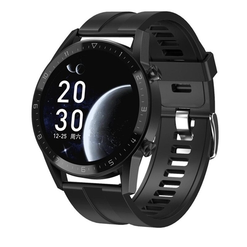 DT92 Bluetooth appel montre intelligente hommes IP68 étanche fréquence cardiaque pression artérielle oxygène femmes Smartwatch Fitness Tracker: Black