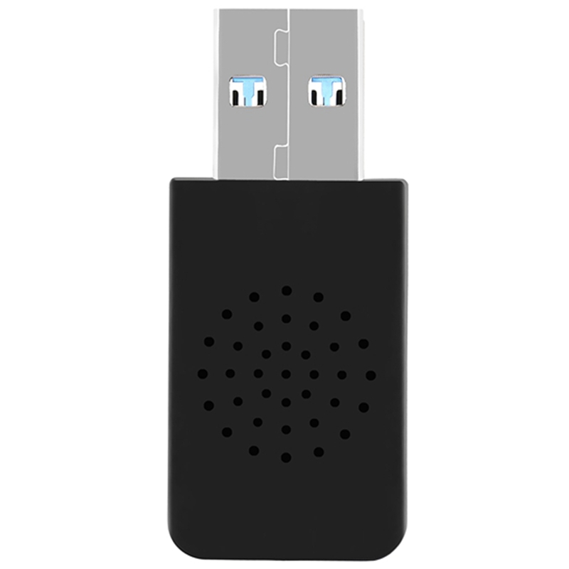 AC1300 USB 3,0 WiFi Adapter-2,4G/5G Dual-Band kabellos-Netzwerk Adapter, geeignet für PC Schreibtisch, Mu-MIMO WiFi Dongle