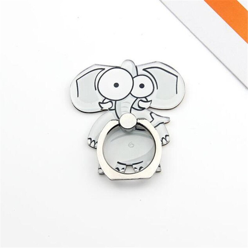 UVR Reuse Elephant ZOO Giraffe Holder Finger Ring Mobile Phone Stand Holder For iPhone/Samsung/Xiaomi Ring All Phone Holder: B