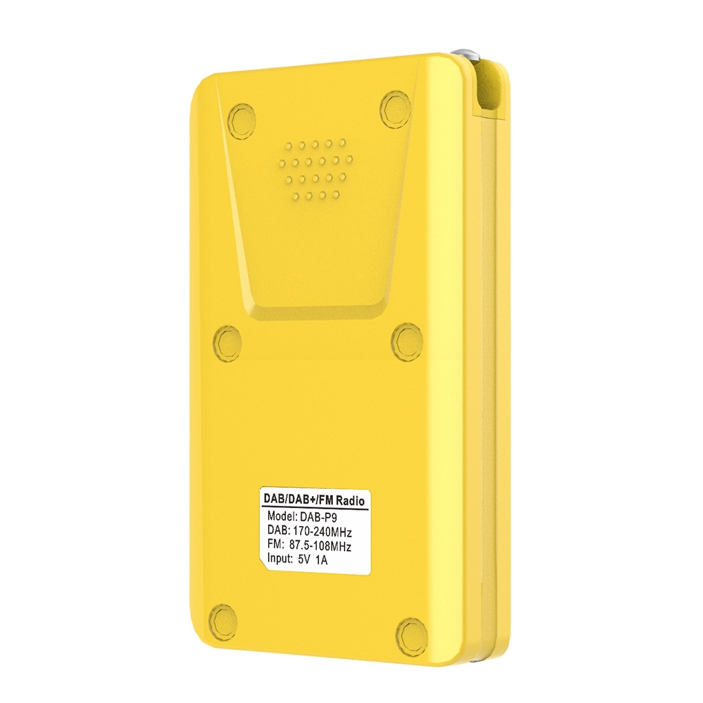 Pocket DAB Digital Radio MP3 Player Built-in Speaker Long Battery Life 1.44inch Car Radio