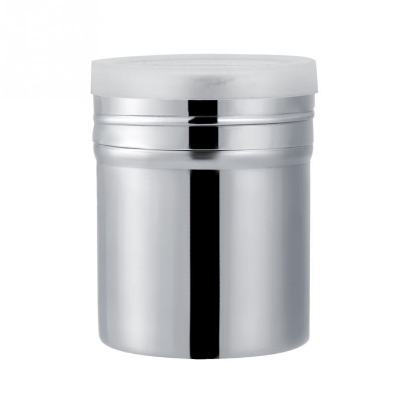 Stainless Steel Cocoa Powder Shaker Mesh Shaker Powder Cans Coffee with Lid Chocolate Icing Sugar Shaker Sifter