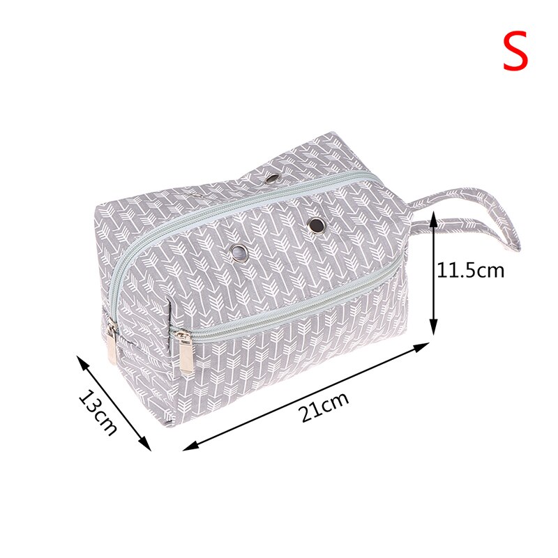 Household Knitting Bag Yarn Storage Bag Portable Tote Storage Case for Crocheting Hook Knitting Needles Sewing Accessories