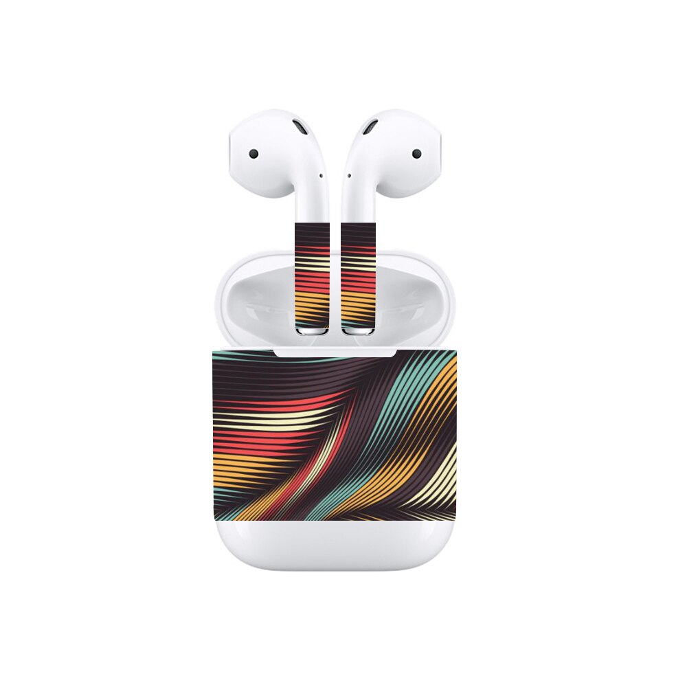 Beschermende Skins Voor Apple Airpods Vinyl Ekind Sticker Oortelefoon Verwijderbare Lijm Decoratieve Decal Film Voor A1602: 8