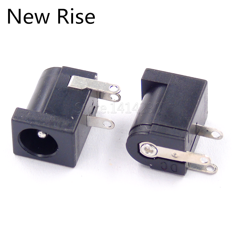 10PCS DC-005 DC Power Jack Socket Connector DC005 5.5x2.5mm 5.5x2.1mm 5.5x1.7mm 4.0 4.8x1.7mm 3.5x1.35mm Plug-in 3Pin