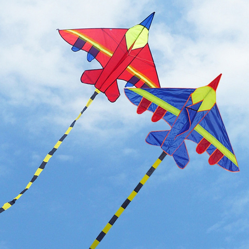 Sjov sport flyvende drage fly form drager udendørs flyvende legetøj med håndtag og line til børn drage til børn børn