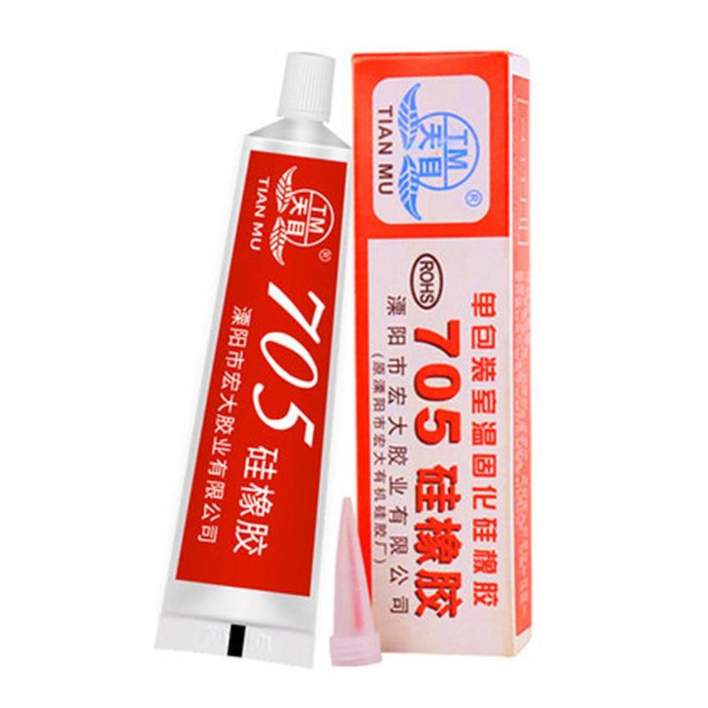 705 High Temperature Clear Rubber Silicone Electronic Insulation Sealant Adhesive Glue Glass Metal Supplies 2022