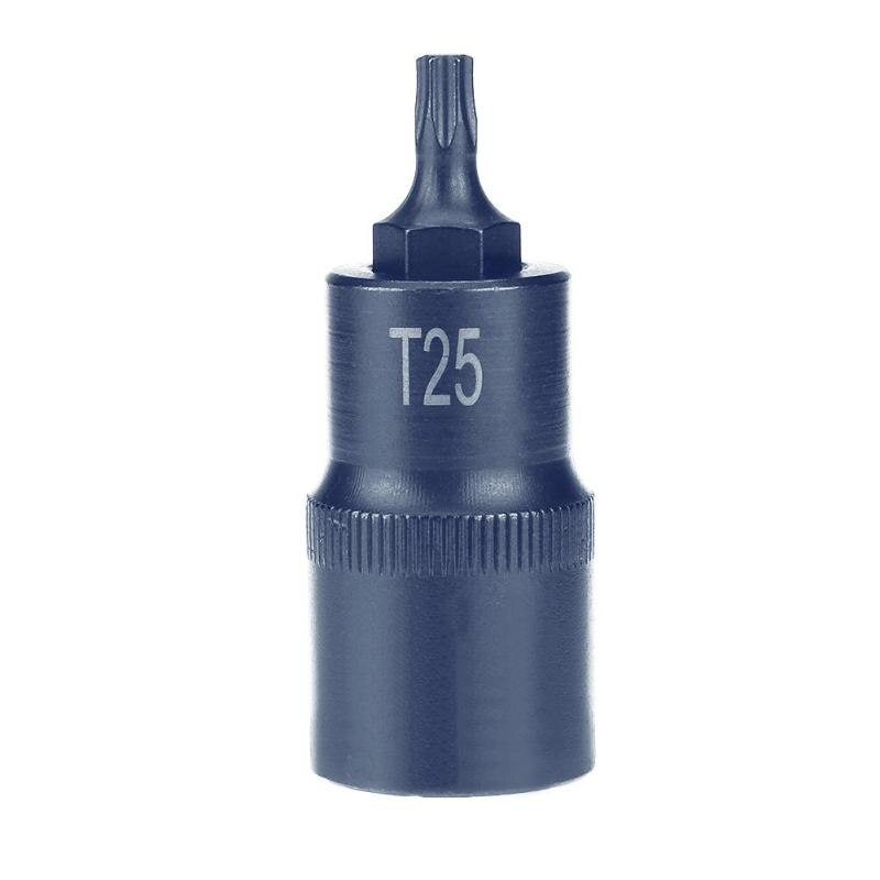 Tournevis torx, adaptateur pour 1/2 embouts de douille, jeu d'outils à main pour  t20 t25 t27 t30 t35 t40 t45 t50 t55 t60 t70 douilles