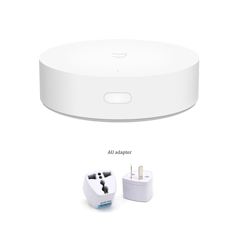 Newest Xiaomi Mijia Multifunctional Gateway ZigBee WIFI Bluetooth Mesh Hub Smart Home Hub Work With Mi Home APP Apple Homekit: Add AU Adapter