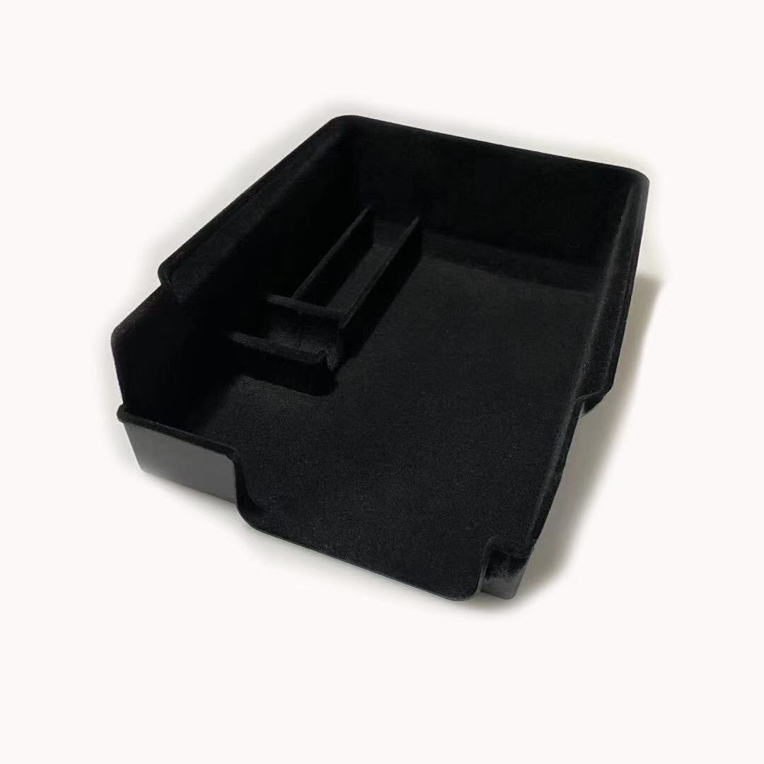 Tesla Model 3/Y Original Car Armrest Box Storage Organizer Containers Center Console Holder Flocking Storage Box: model 1