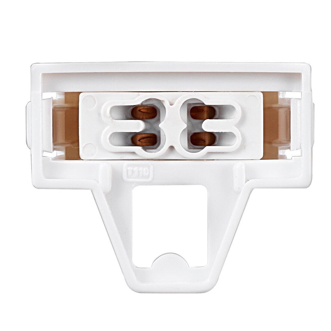 uxcell 2-10pcs 2A T8 Socket G13 Base Fluorescent Lamp Holder Light Accessory Parts White