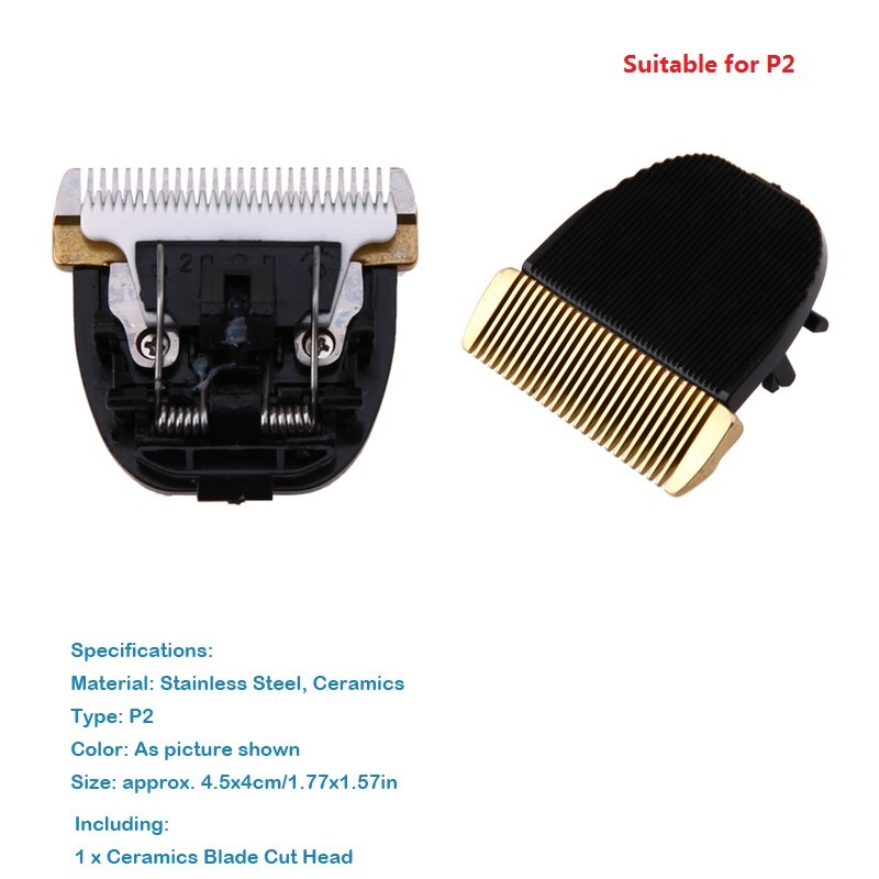 Pet Hair Trimmer Set Electrical Dog Hair Trimmer USB Charging Pet Hair Clipper Rechargeable Low-noise Pet Hair Clip: P2