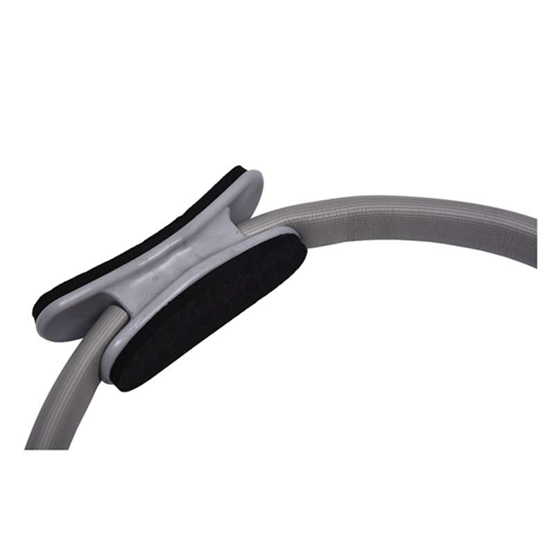 Pilates ring sirkel motstand trening trening fitness gym yoga ring dual band grå