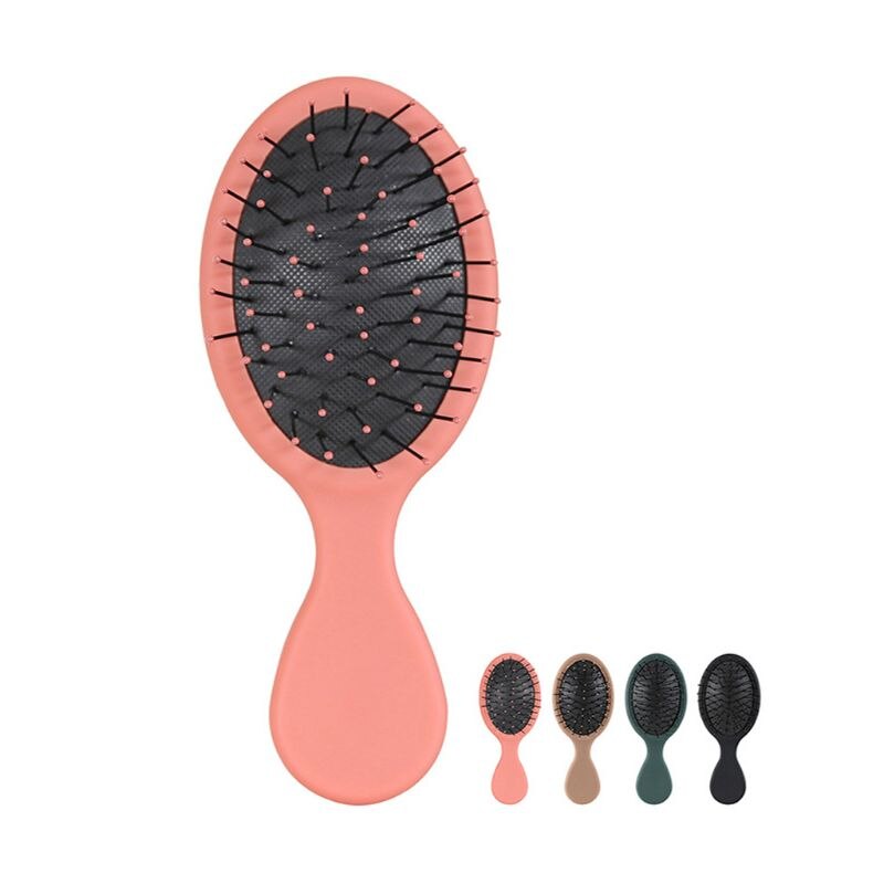 Baby Boy Girl Hair Comb Plastic Hair Brush Child Anti-static Head Massager Combs with round and smooth beads