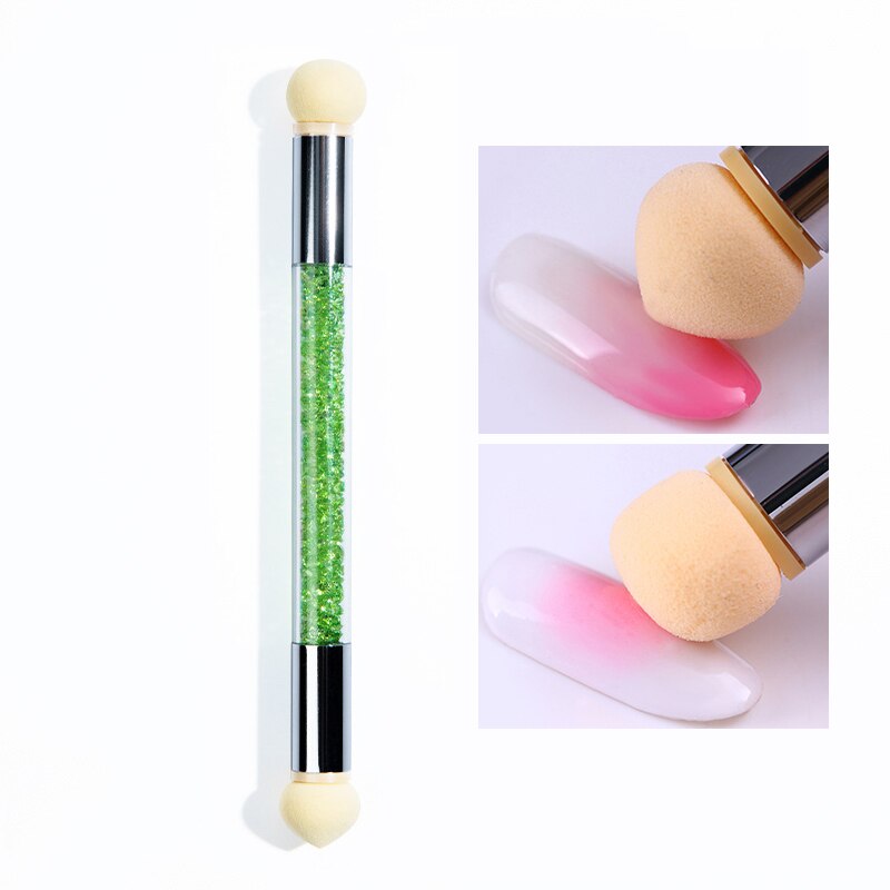 Mobray-vernis à ongles Gel à double extrémité, brosse acrylique avec poignée avec strass, stylo de peinture de manucure à faire soi-même: MJ69-03