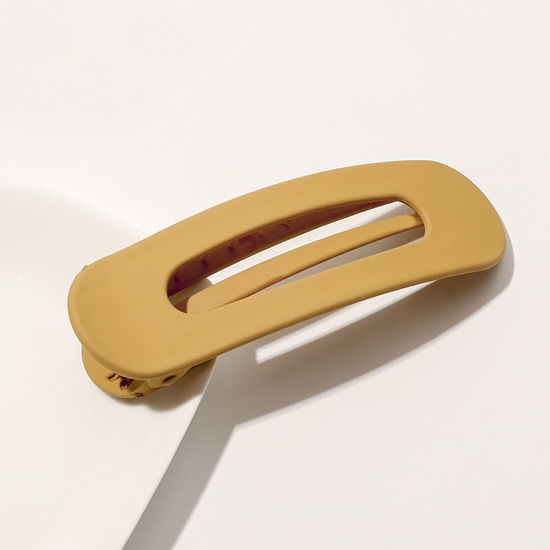 Koreaanse Frosted Grote Haarspeldjes Voor Vrouwen Meisje Haaraccessoires Mode Kleur Effen Acryl Haarspelden Getande Antislip BB Barrette: Sky Blue