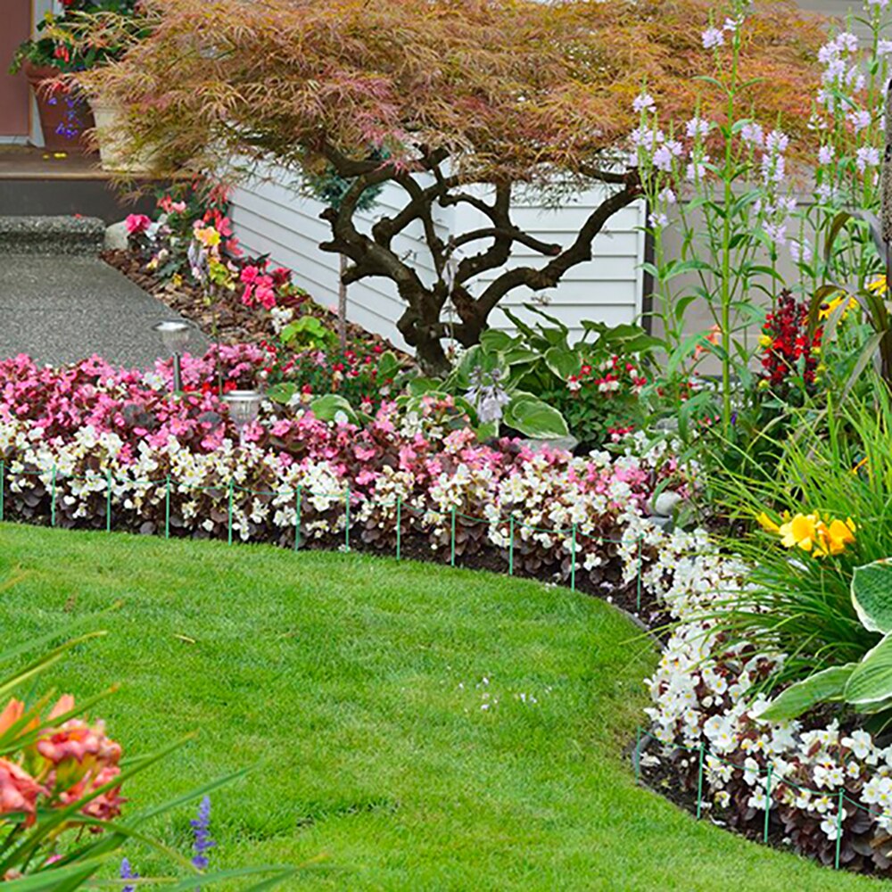 8pcs Flowers Vine Plant Support Stake Garden Stakes Plant Ring Border Support Green Plant Cage Supports Lily Peony Orchid