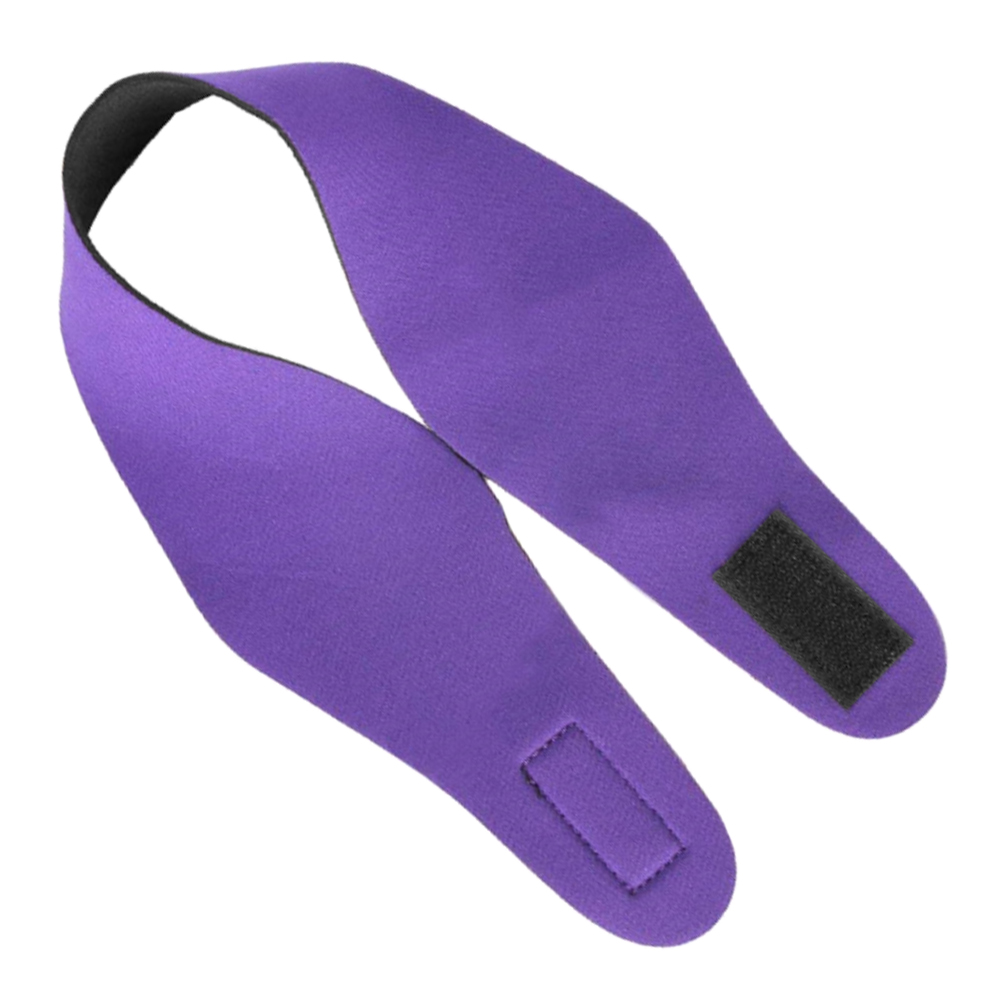 Neopren Schwimmen Stirnband Ohr Schutz Band Schweißband für Schwimmen Bade Surfen Sport Stirnband Gürtel Haar band: Lila / L