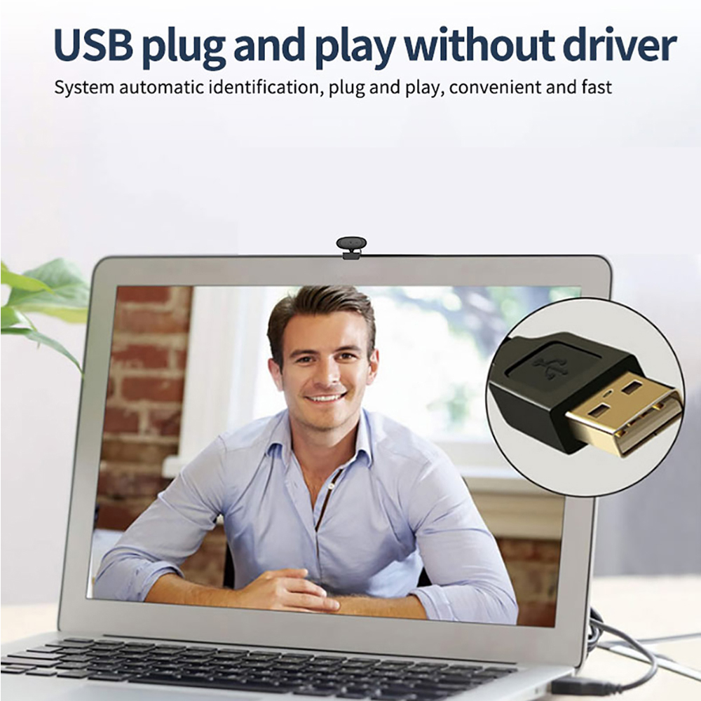 TISHRIC Auto Focus USB Webcam 1080p Web CamWeb Camera With Microphone Web Camera For Computer Video Conference