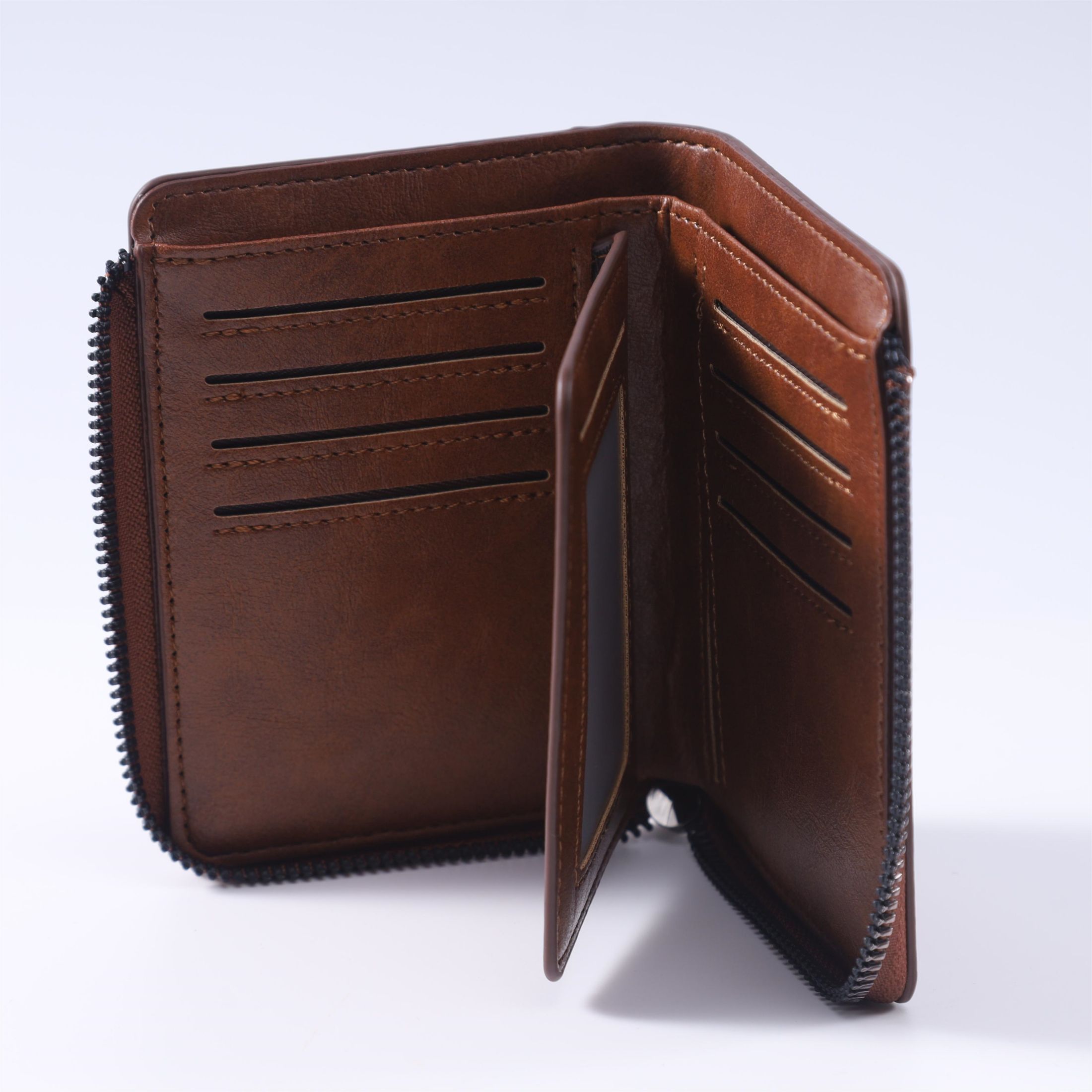 Men's Wallet Vertical Retro Card Holder Minimalism