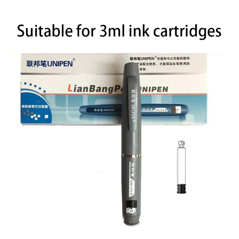 UNIPEN insulinespuiten, 3 ml spuiten Geschikt voor thuisgebruik met federale insuline-pennen, insuline-injectiepen: Default Title
