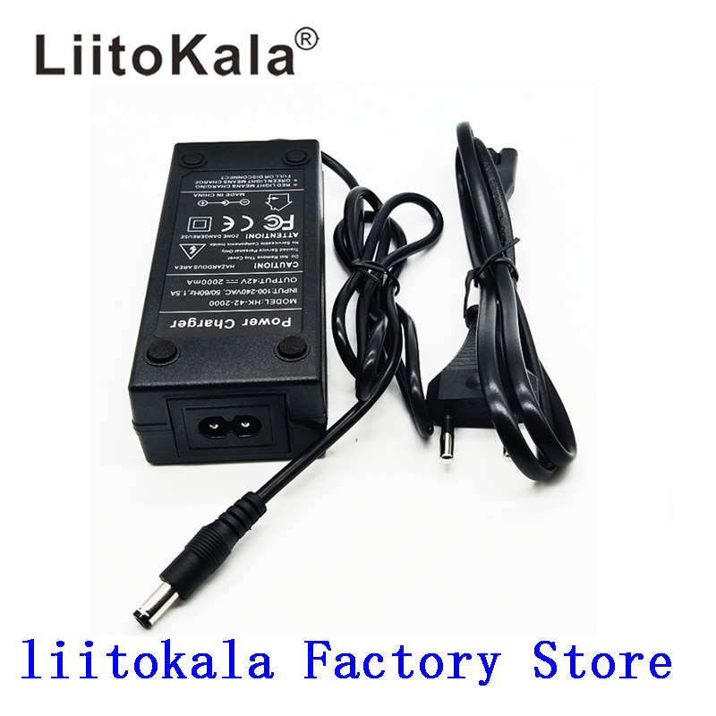 36V2A battery charger 42V2A Charger 100-240V Input Lithium Li-ion Charger For 10 Series 36V Electric Bike and wo-wheel Vehicle