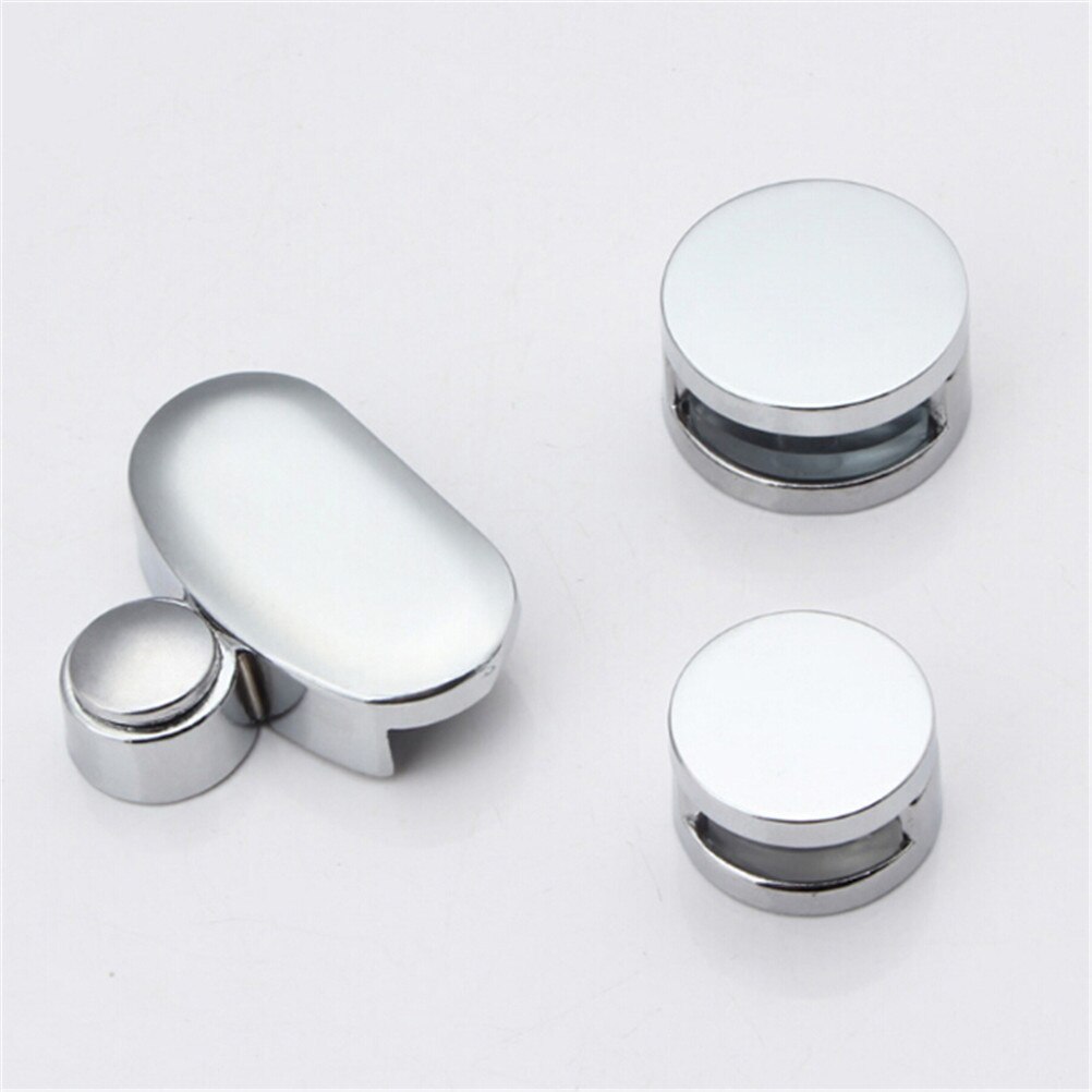 Pince miroir miroir montage fixe salle de bain miroir verre miroir Hinger accessoires fixes plaque publicitaire pince verre fixe