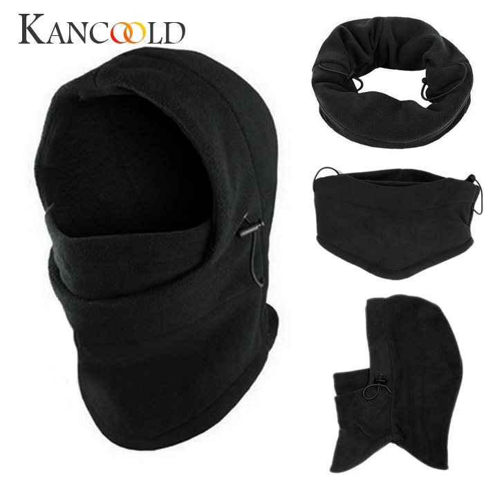 Kancoold Hoed Mannen Mode 6 In 1 Hals Balaclava Winter Gezicht Hoed Fleece Hood Ski Masker Warm Helm hoed Mannen 2018NOV13